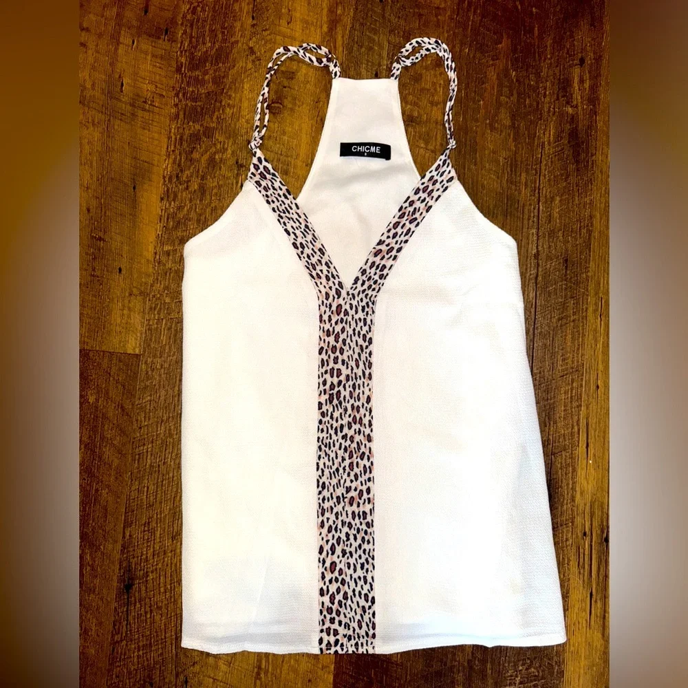 Leopard Razor Back Tank - Picture 1 of 1